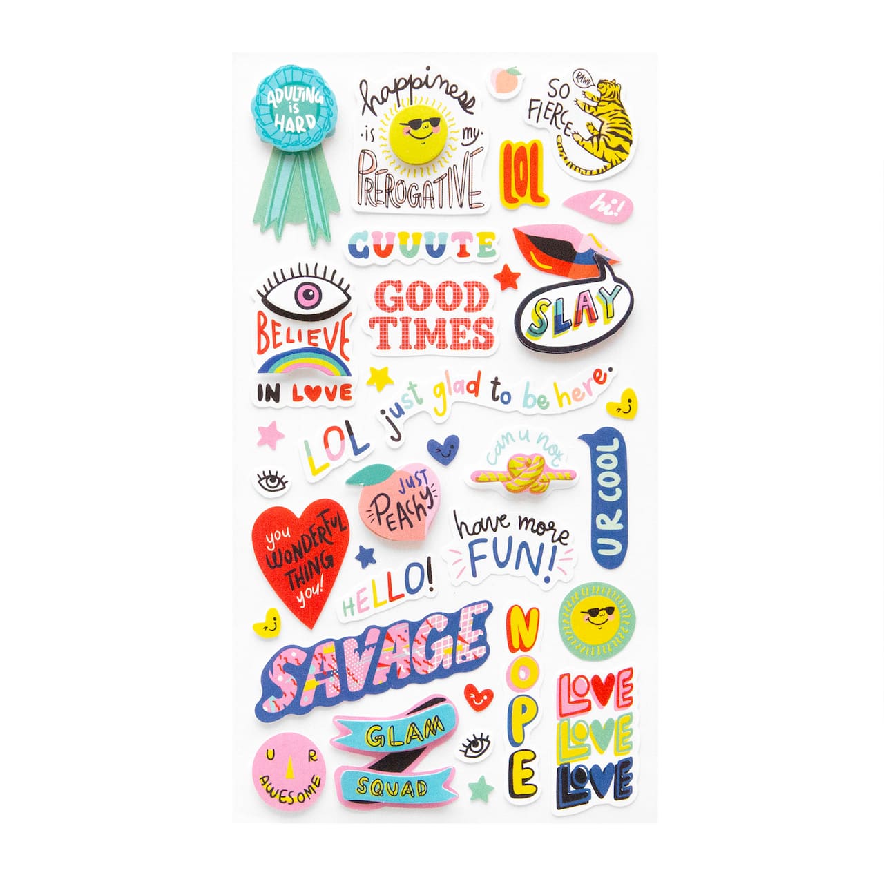 12 Pack: Retro Quotes Stickers by Recollections™